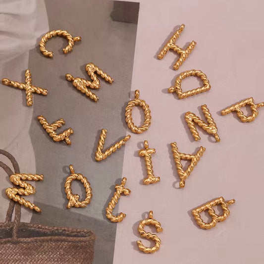 Luxe Letter Charm
