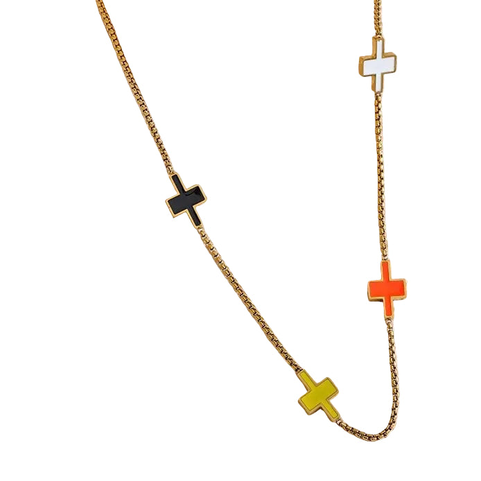 Multi Cross Necklace