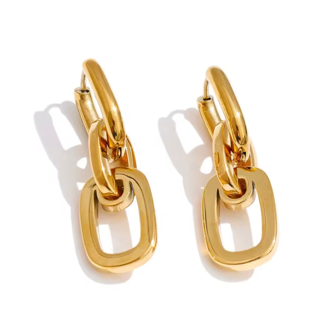 Nara Gold Rectangle Dangles