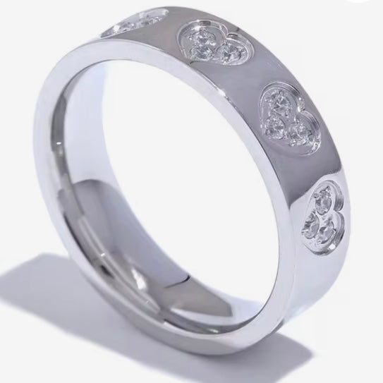 Heart Eternity Ring