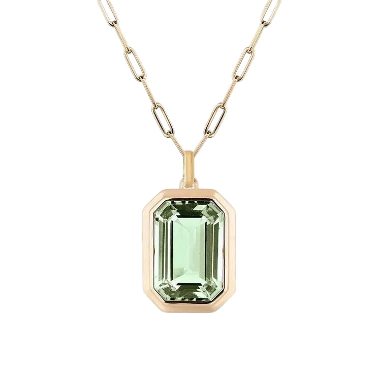 Vintage square necklace