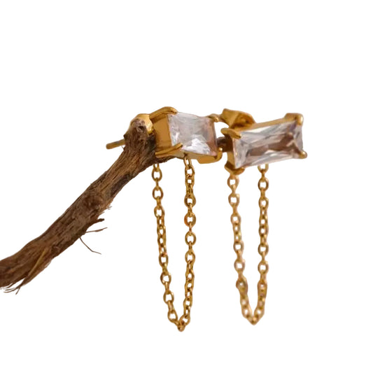 Isla CZ Drop Earrings