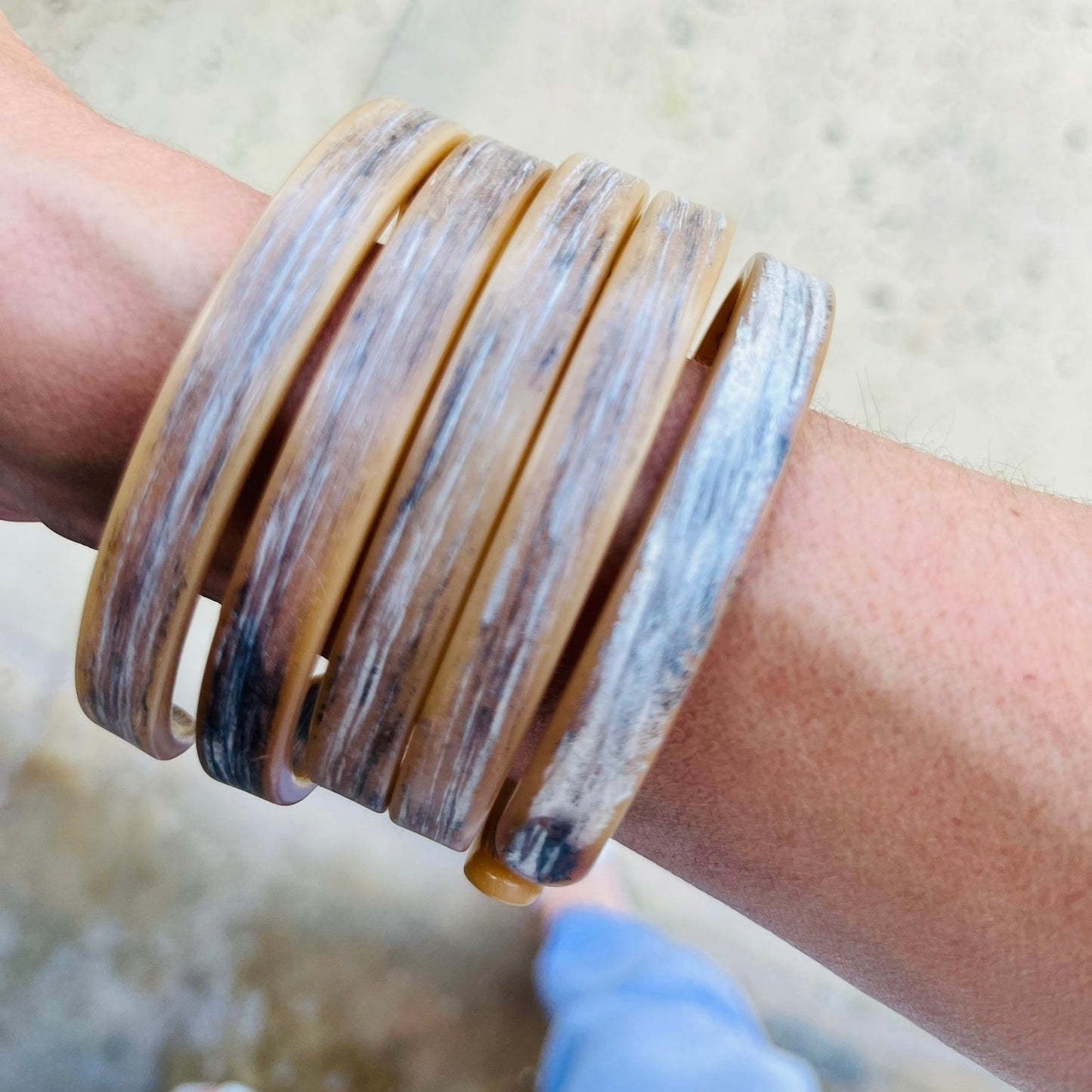 Light Mocha Mousse bracelets