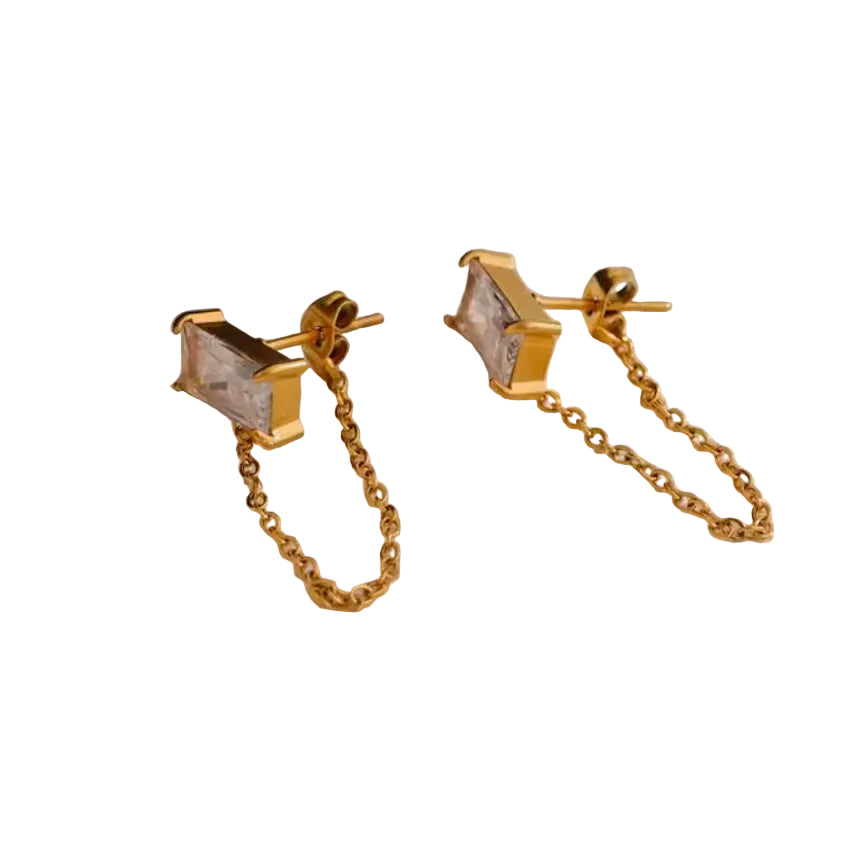 Isla CZ Drop Earrings