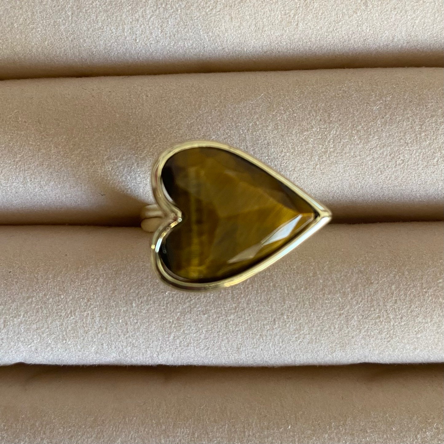 Quartz Heart Ring
