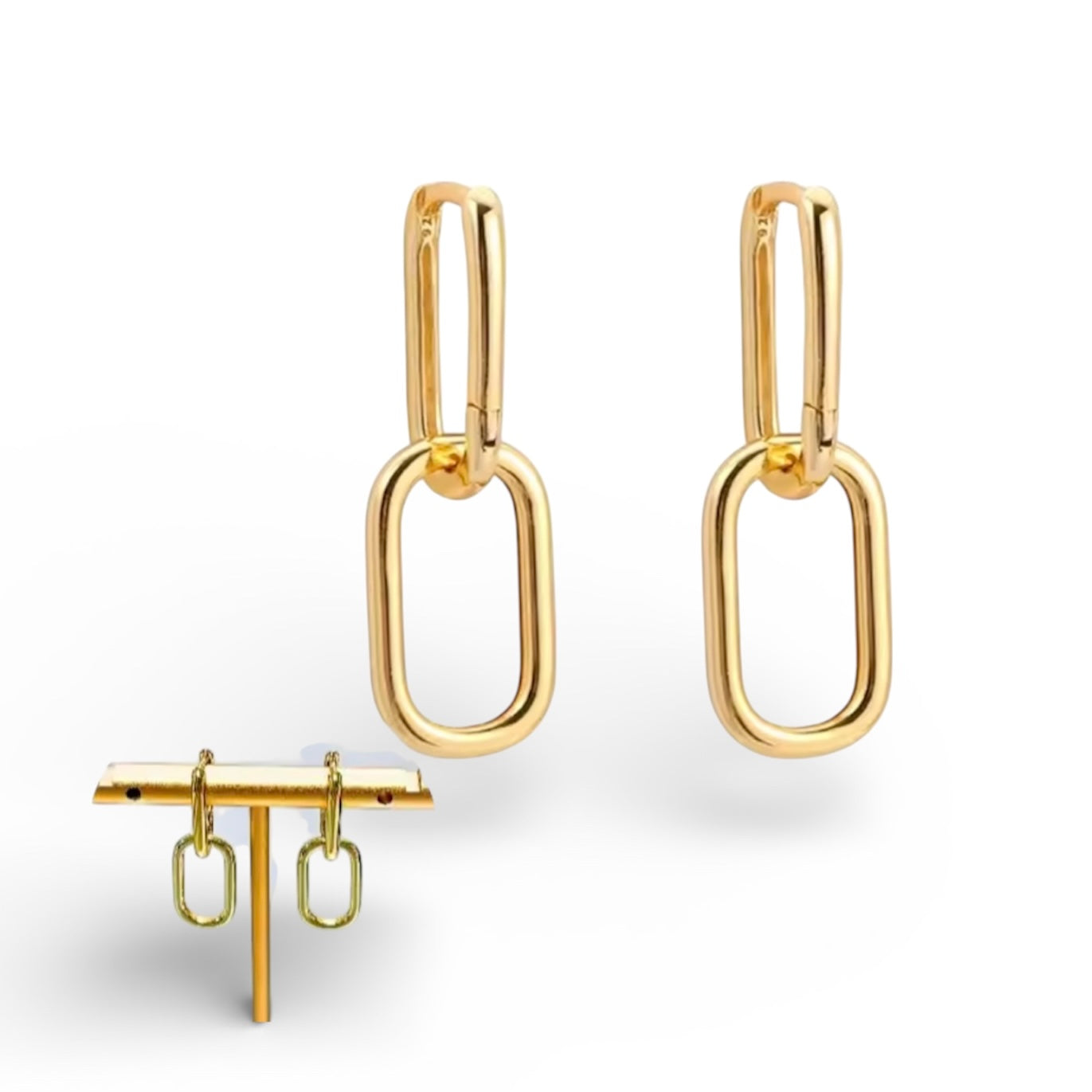 Luna Duo Gold Hoops