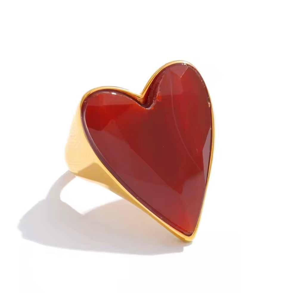 Valentina Heartstone Ring