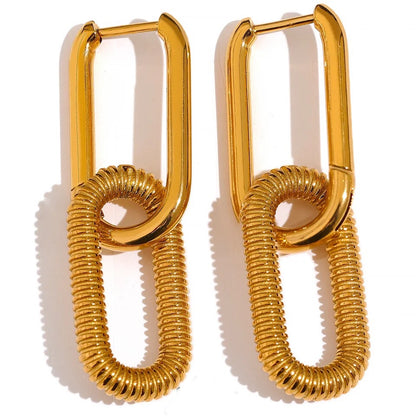 Hollow drop hoops
