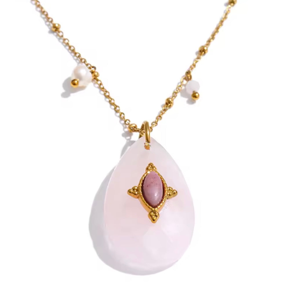 Gaia Stone Drop Necklace
