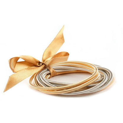 Gold, Silver & Mix Springwire bracelets