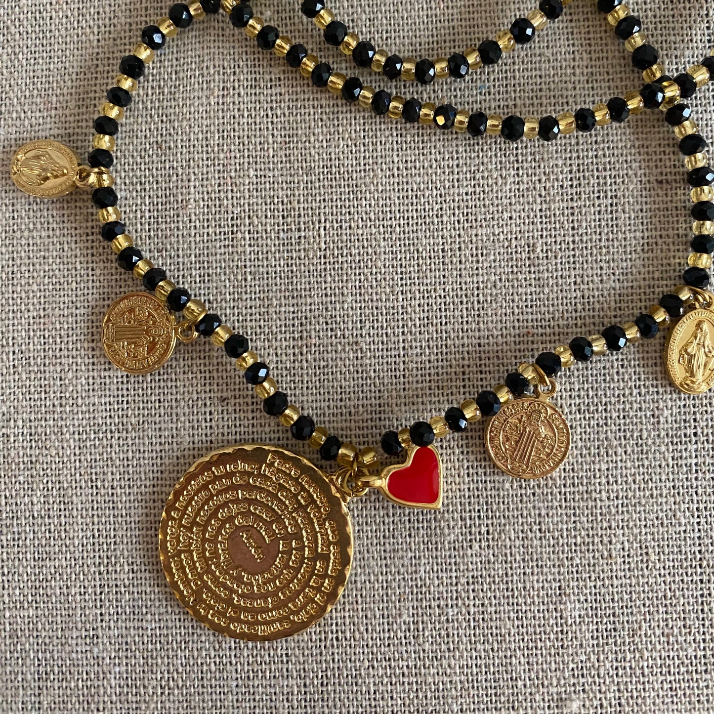 Trio beaded Necklace