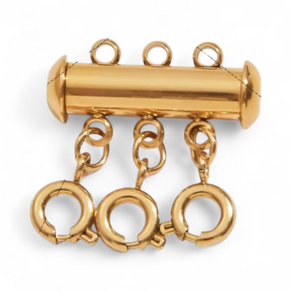 3-Strands Necklace Layer Button