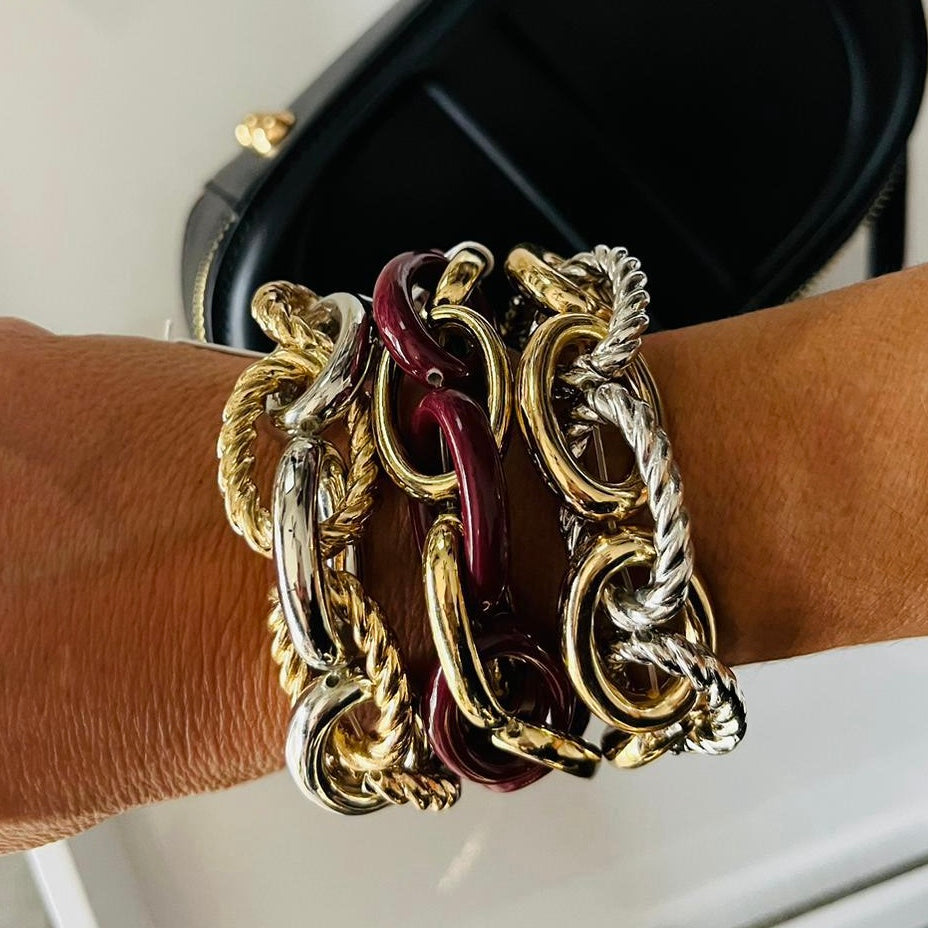 Weekender Burgundy Bracelet