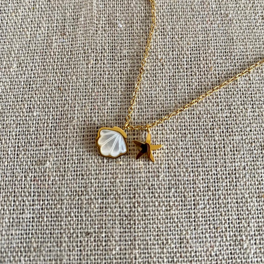 Mother Pearl Shell & Mini Star