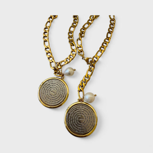 Padre Nuestro & Pearl Nael Bracelet