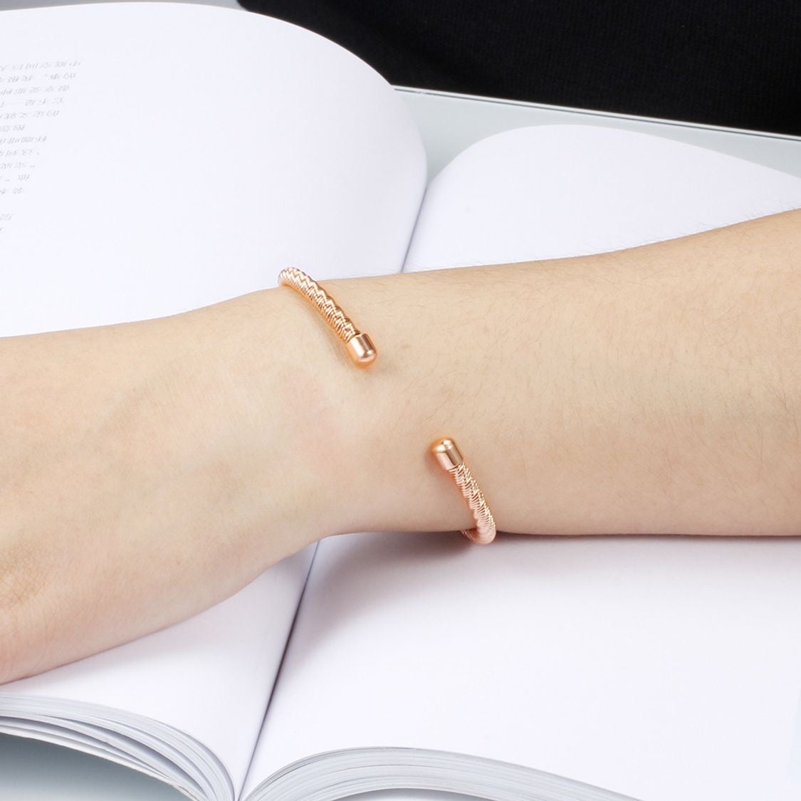 Solid Mesh Bangles