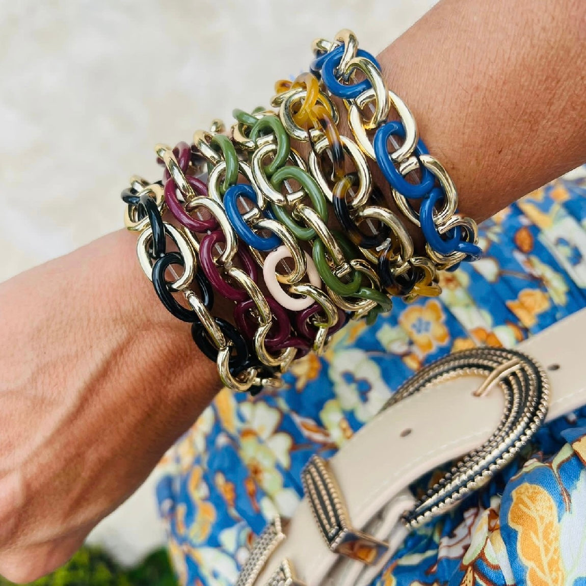 Chunky & Slim Stretch Bracelets