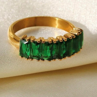 luxury green cubic zircon