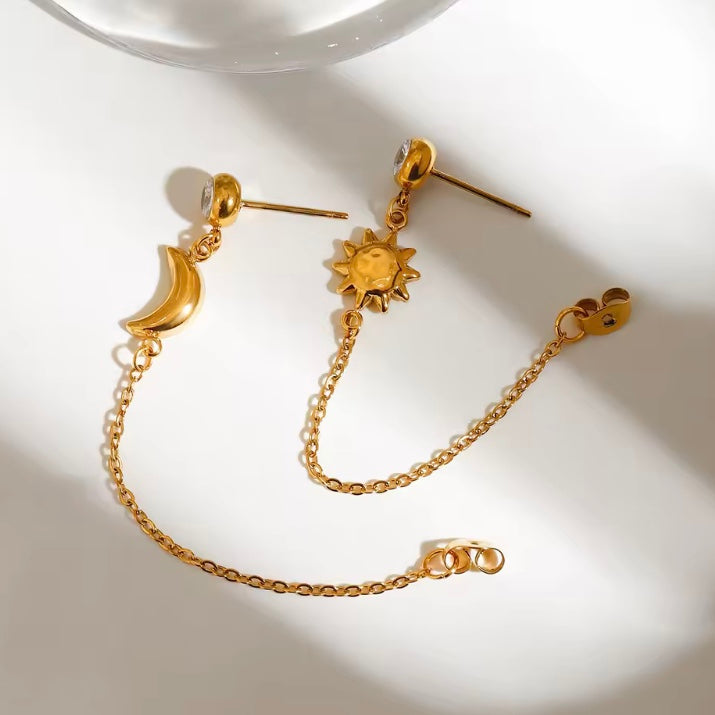 Moon & Sunshine Studs