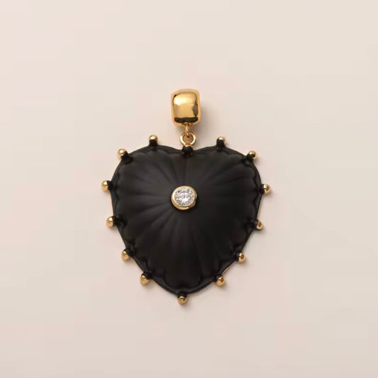 Amour Black Gemstone Pendant