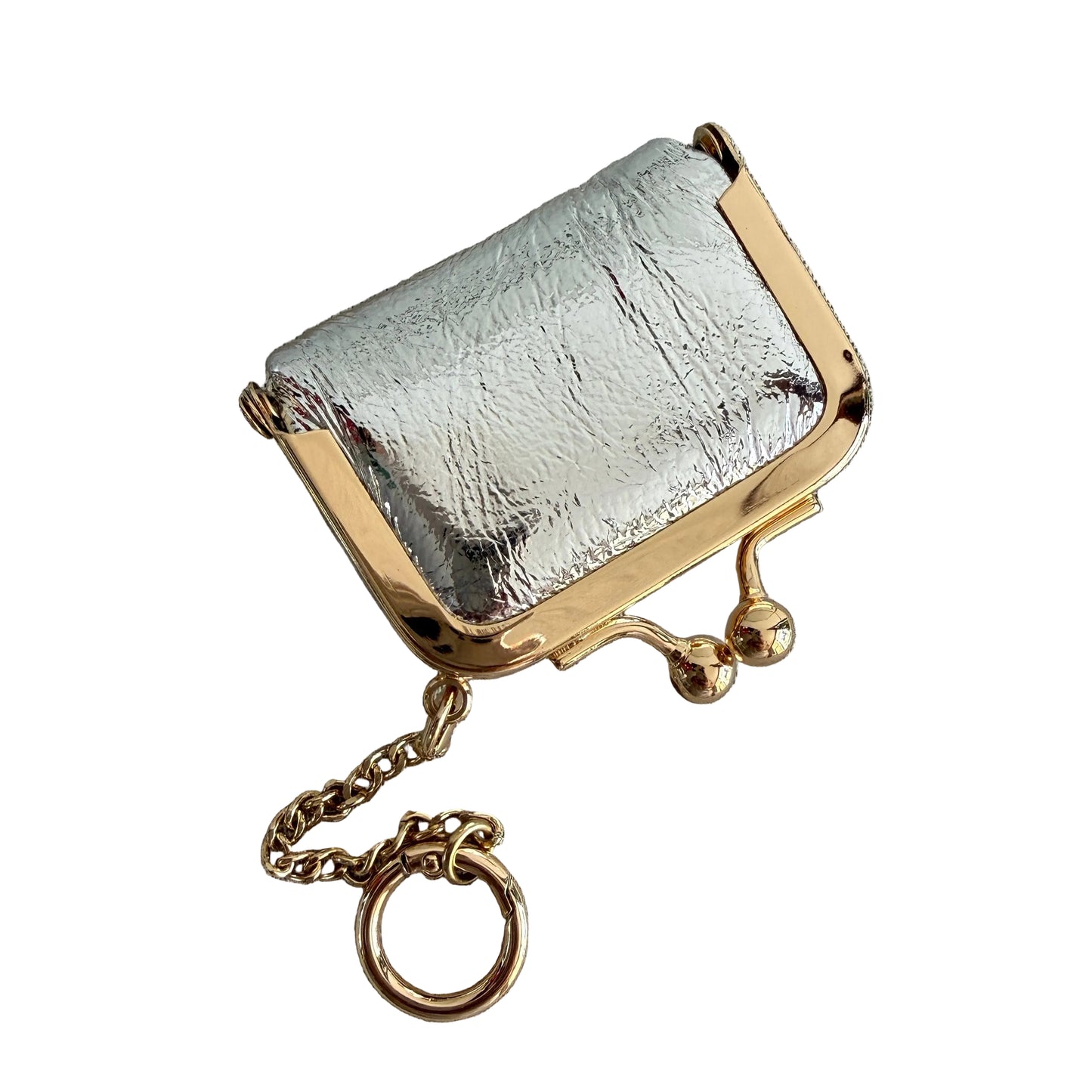 Silver Mini Travel Jewelry Bag