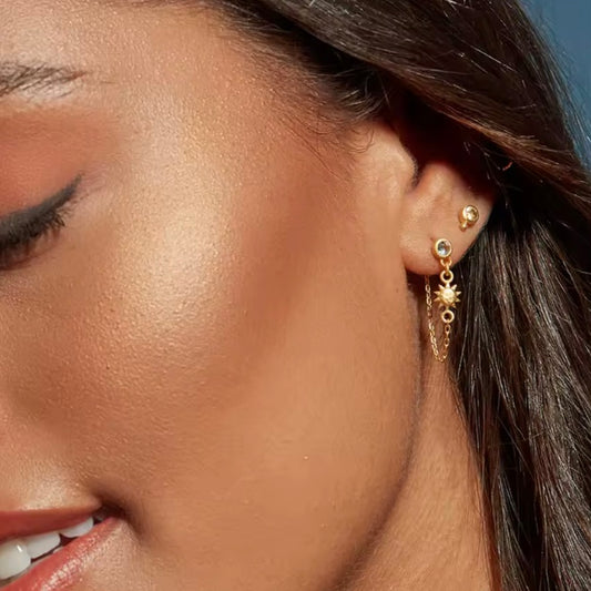 Moon & Sunshine Studs