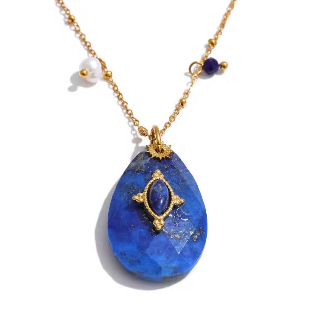 Gaia Stone Drop Necklace