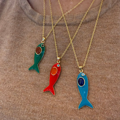 Fish Love Pendant