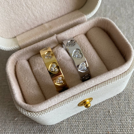 Heart Eternity Ring