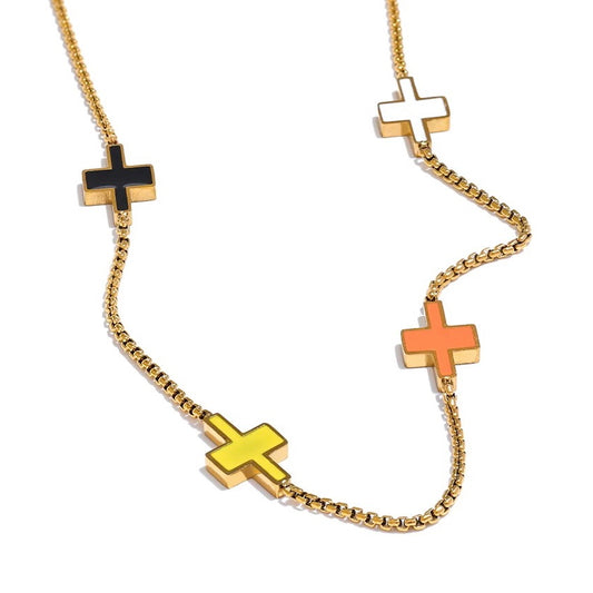 Multi Cross Necklace