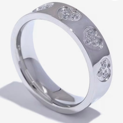Heart Eternity Ring