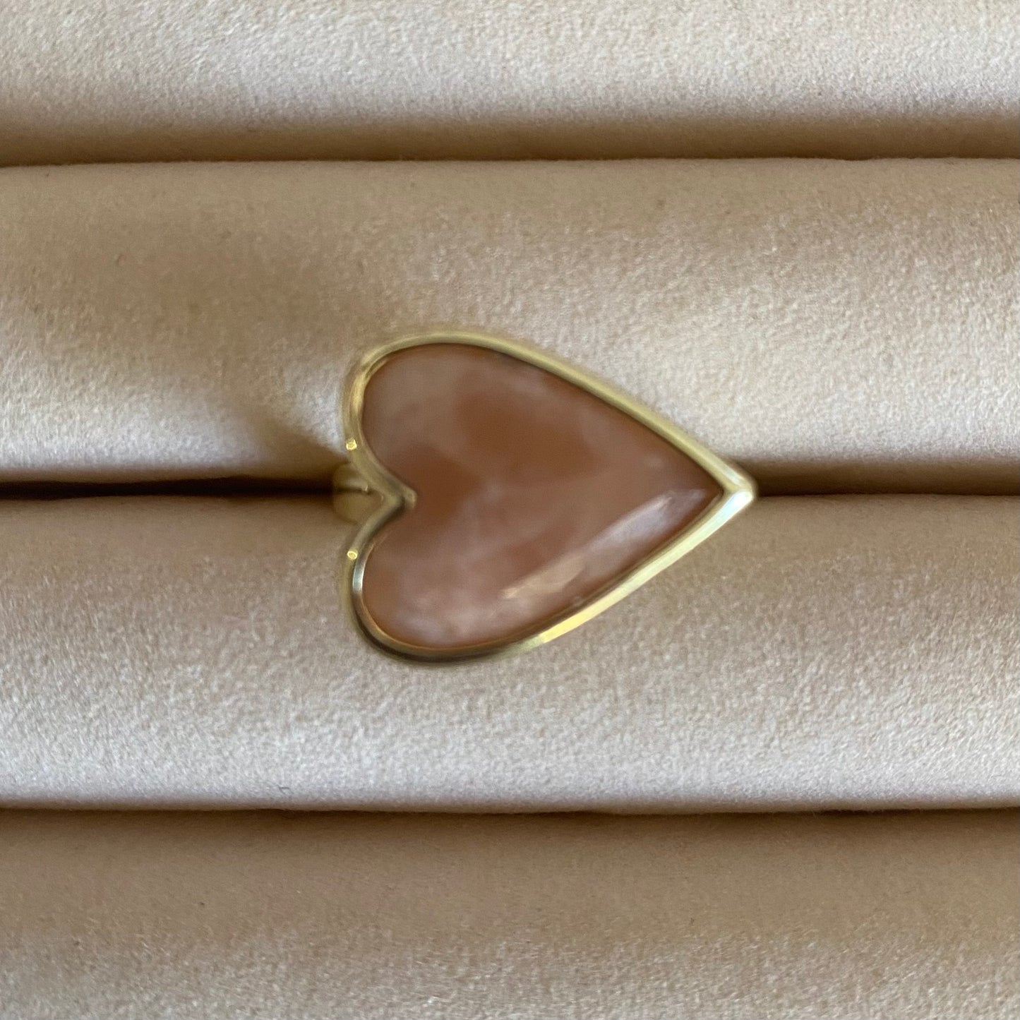 Quartz Heart Ring