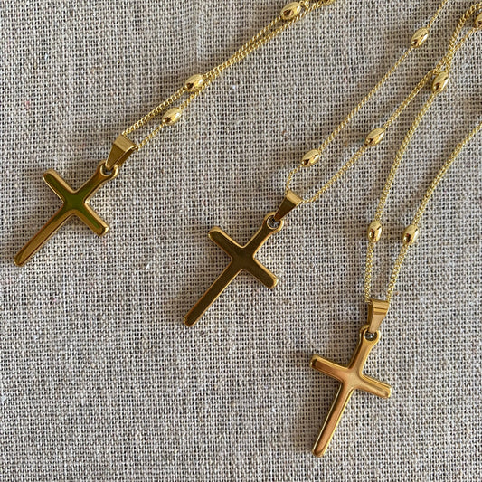 Gold Latin cross