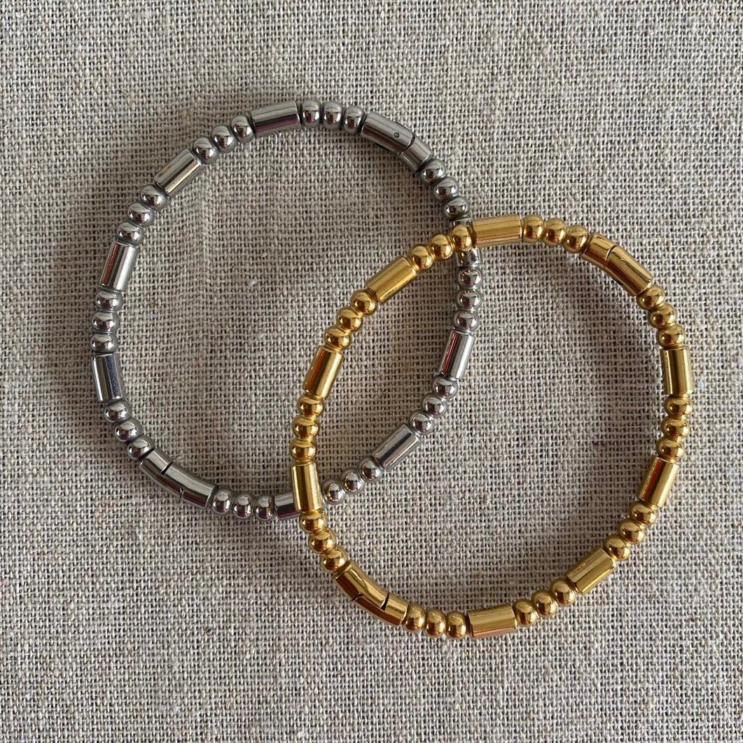 Bead-Trimmed Bangles