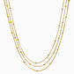 Bead Snake Triple Chain
