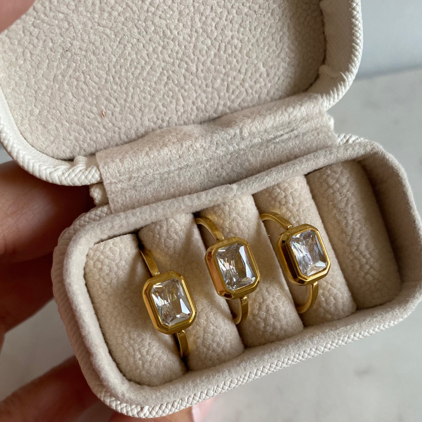 White Vintage Ring
