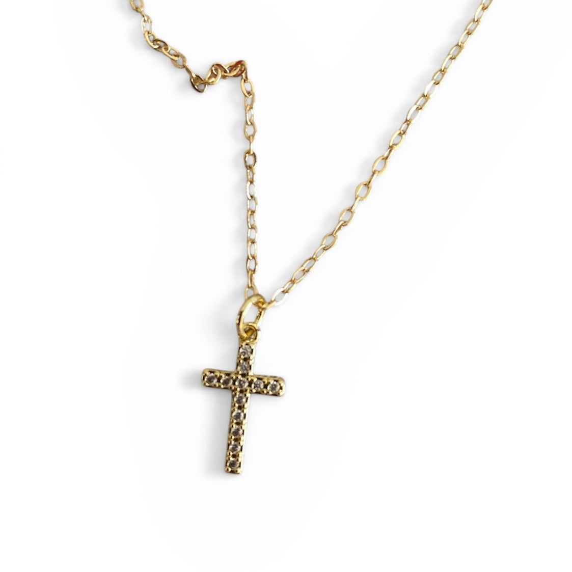 Mini zircon cross