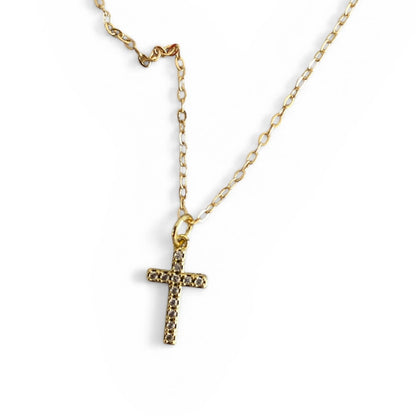 Mini zircon cross