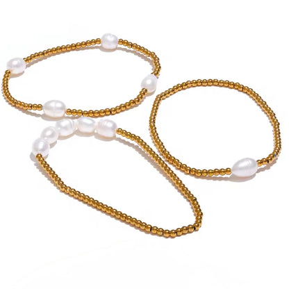 Isla Pearl Trio Bracelet