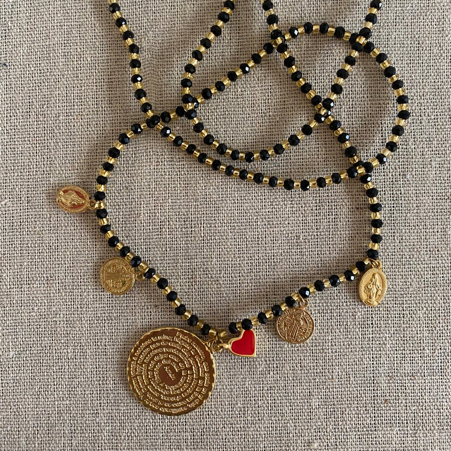 Trio beaded Necklace