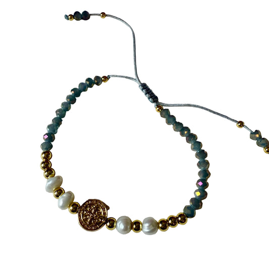 Light blue -Gold San Benito