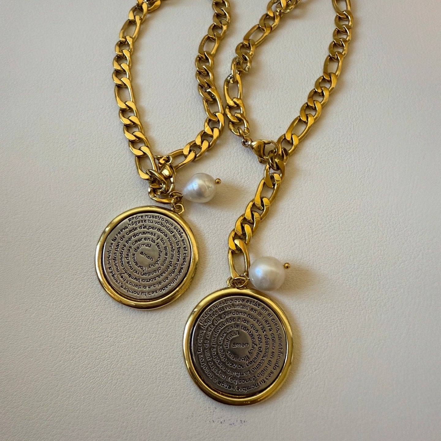 Padre Nuestro & Pearl Nael Bracelet
