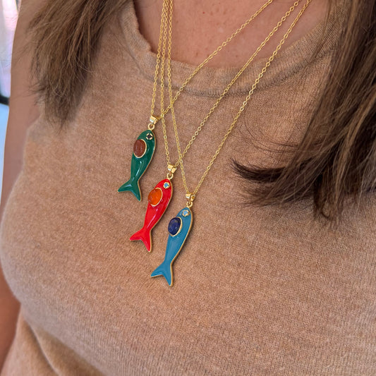 Fish Love Pendant