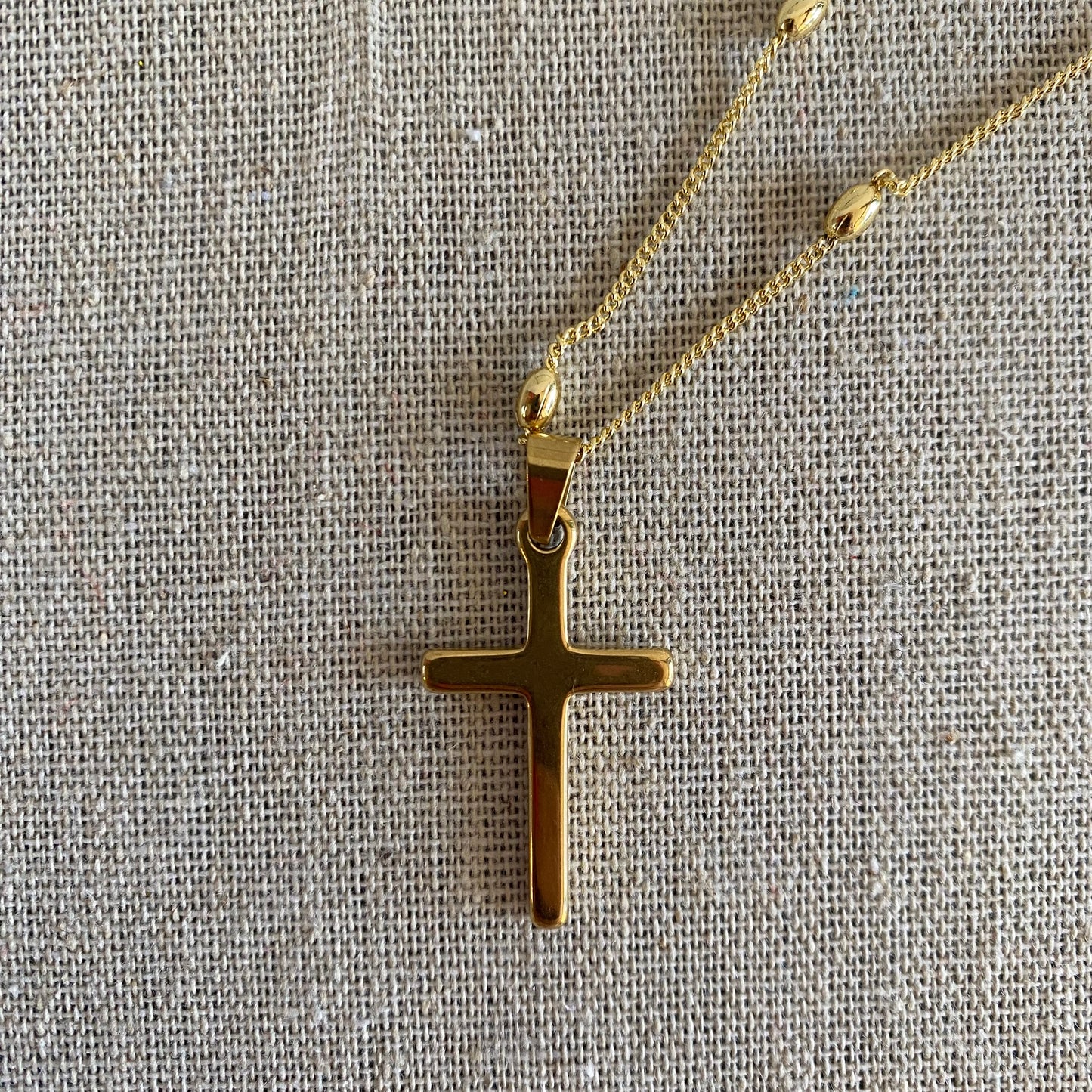 Gold Latin cross