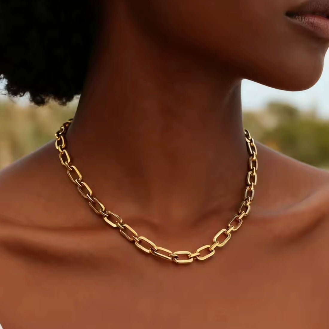 Flat Oval Chain