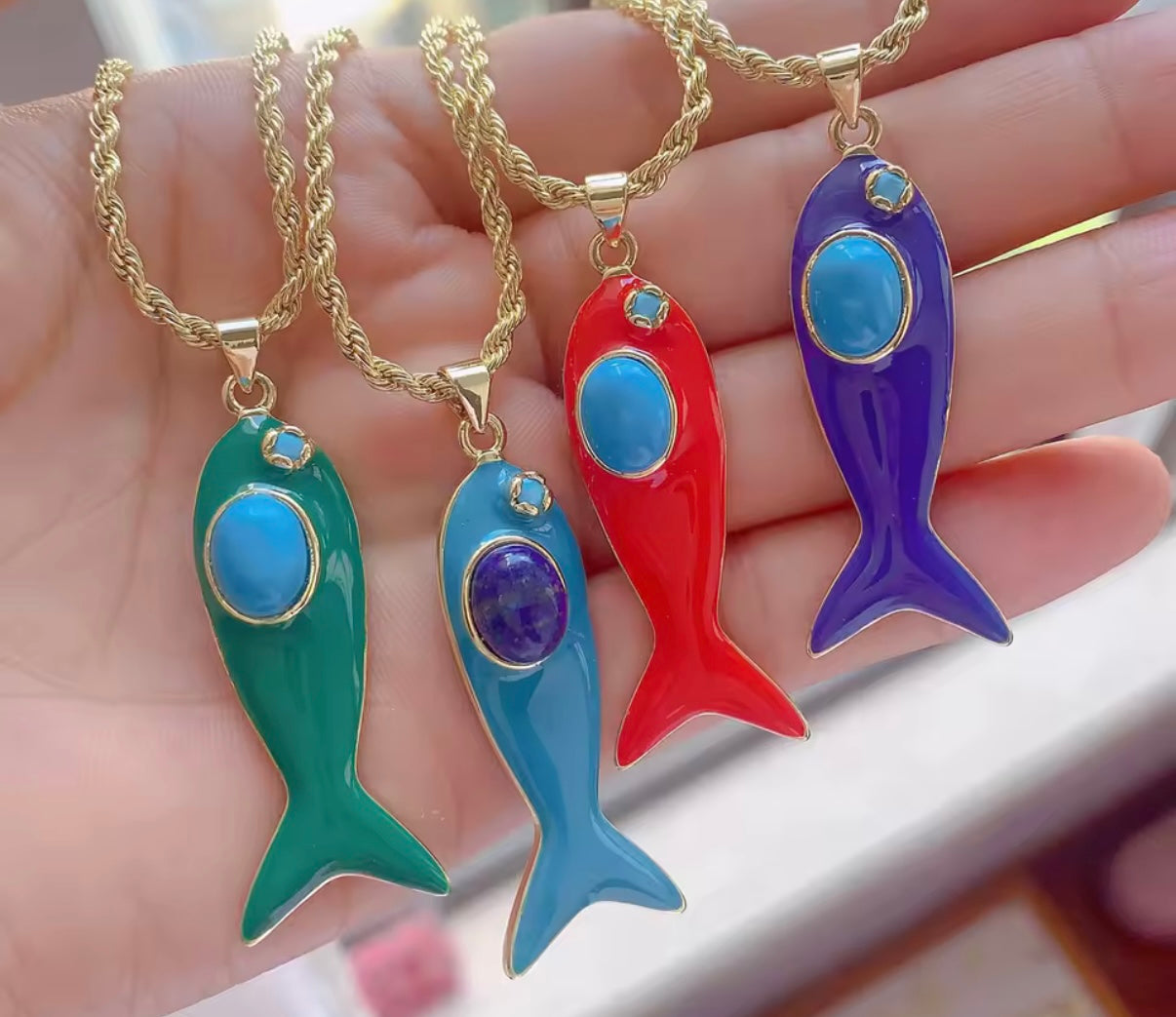 Fish Love Pendant