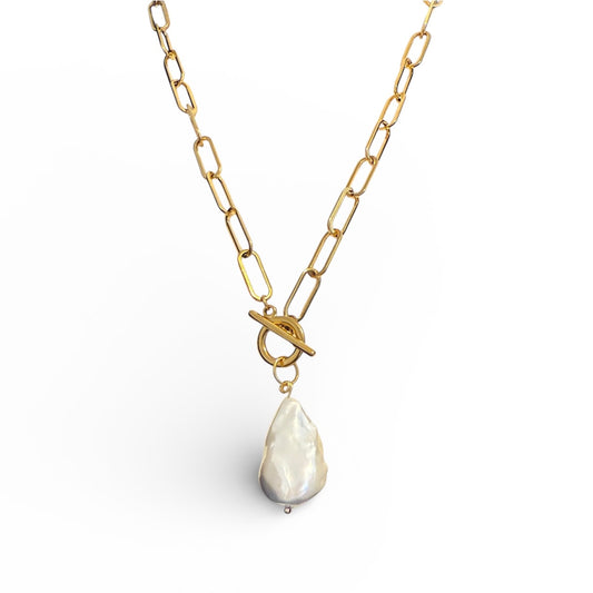 Pearl Toggle Necklace