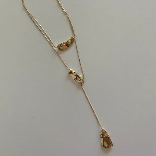 Gold Drop Lariat