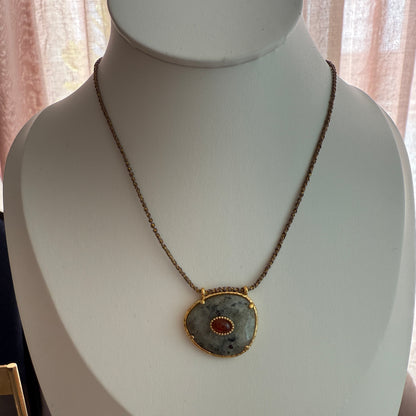 SpectraGlow Oval Pendant