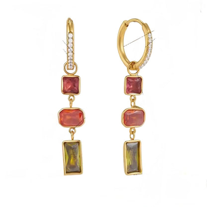 Aurora Prism Cuff Earrings